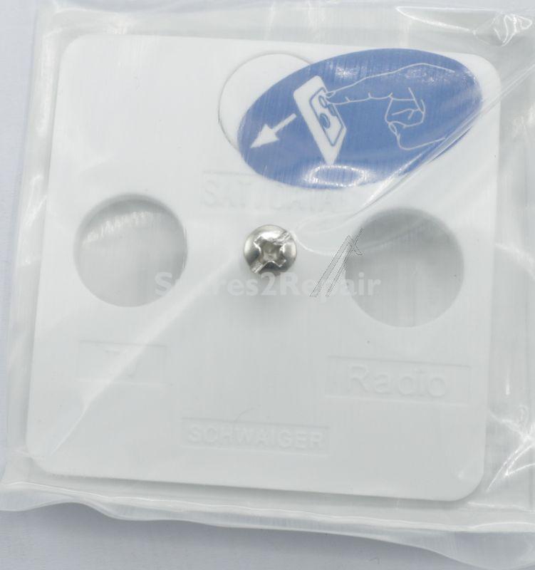 Schwaiger Surface Mounting Box Aerial S. - Abdeckrahmeneinsatz (fur 2- Und 3-loch Antennensteckdosen),