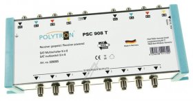 Polytron Multi Switch - Psc 908 T Standalone Multiswitch, 9 In- 8 Out, Power Supplied By Recei