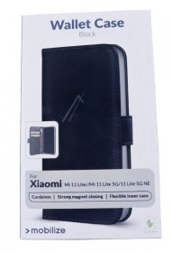 Mobilize Leather Bag Gsm - 26716 Mobilize Classic Gelly Wallet Book Case Xiaomi Mi 11 Lite-mi 11 Lite 5g-mi 11 Lite 5g Ne Black