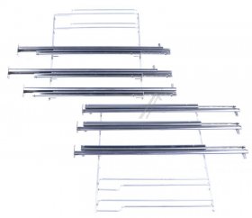 Telescopic Slideout Oven Grills - 11049024 Full Extension Rails 3-fold [Bosch Siemens]