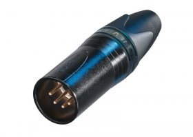 Neutrik Xlr Plug - 5-poliger Kabelstecker Mit Schwarz-verchromtem Gehause Und G