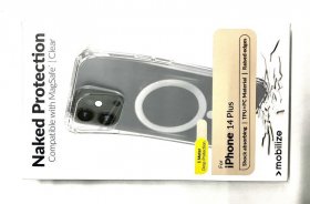 Mobilize Leather Bag Gsm - 27961 Mobilize Magsafe Compatible Naked Protection Case For Apple Iphone 14 Plus Clear