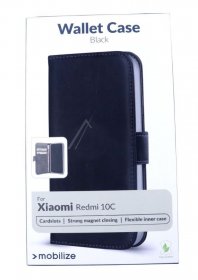 Mobilize Leather Bag Gsm - 28140 Mobilize Classic Gelly Wallet Book Case Xiaomi Redmi 10c Black