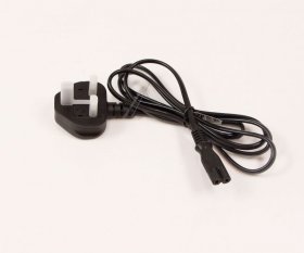 Vestel Mains Power Lead - 30110233 Pwrcord Safe Uk 1 5m 2x0 5w-plug Lbl Pkg