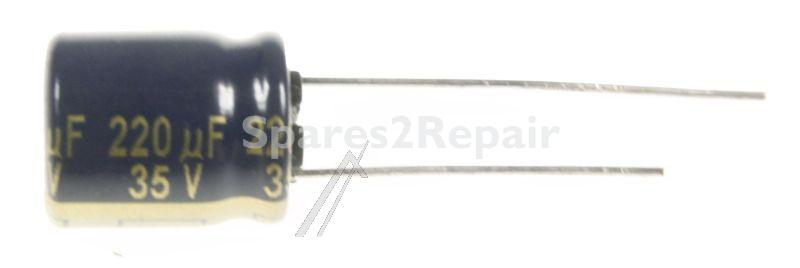 Panasonic 35v Radial Electrolytic 105 De - 220uf-35v Eeufc1v221 El-cap Radial Pan 105° 10x12 5mm -rohs-