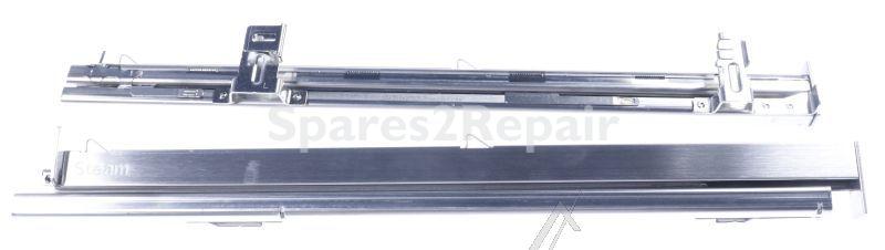 Telescopic Slideout Oven Grills - 17007688 Telescoping Extension Rails 1-fold Full Extension Clip Rail Set Pair (left And Right) Level Independent For Appliances [Bosch Siemens]