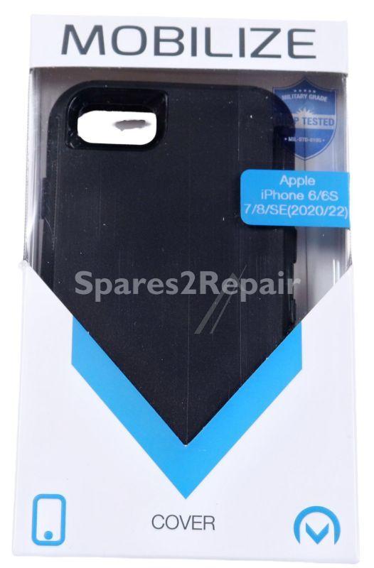 Mobilize Leather Bag Gsm - 27855 Mobilize Defender Case Apple Iphone 6-6s-7-8-se (2020-2022) Black