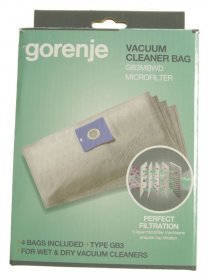 Hisense Gorenje Vacuum Cleaner Bags - 730636 Microfilter Bags Gb3mbwd