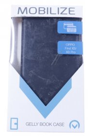 Mobilize Leather Bag Gsm - 27032 Mobilize Classic Gelly Wallet Book Case Oppo Find X3 Pro Black