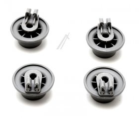 Roller For Dishwasher Basket - 10034306 Repair Set-role Wheel For Lower Rack Wide Version (+1 5mm) Set With 4 Wheels [Bosch Siemens]