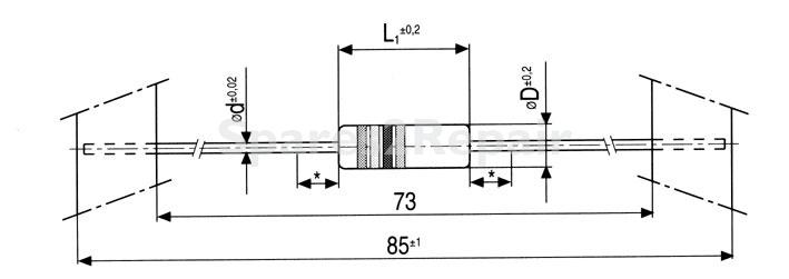Safety Resistor 1.5w - 0 1r-1 5w Safety Resistor -