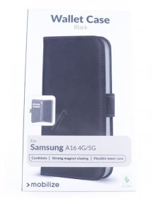 Mobilize Leather Bag Gsm - 80058 Mobilize Classic Gelly Wallet Book Case Samsung Galaxy A16 4g-5g Black