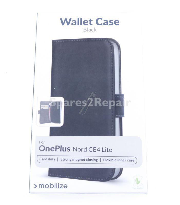 Mobilize Leather Bag Gsm - 29943 Mobilize Classic Gelly Wallet Book Case Oneplus Nord Ce4 Lite Black