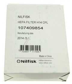 Nilfisk Vacuum Cleaner Filter - 107409854 Hepa Filter H14 Cpl