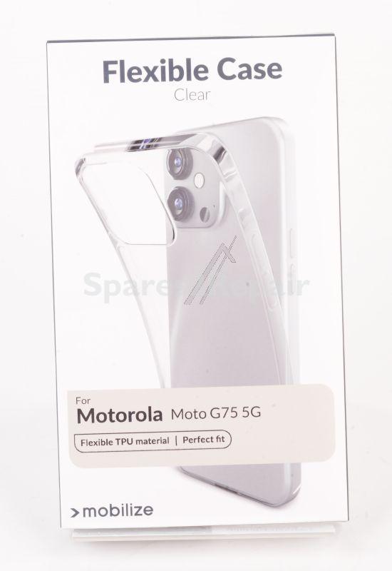 Mobilize Leather Bag Gsm - 80723 Mobilize Gelly Case Motorola Moto G75 5g Transparent