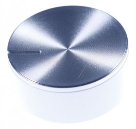 Control Knobs - C00846521 488000846521 Knob Asm Wht-chr-ins fc Plus Com [Whirlpool Indesit]