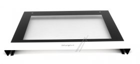 Whirlpool Door - C00510746 481011109360 Door Glass+rails Wh