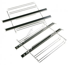 Telescopic Slideout Oven Grills - 17003173 Telescoping Extension Rails 2-fold [Bosch Siemens]