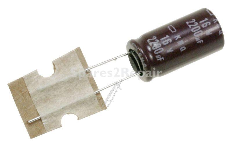 Nippon Chemi Con 16v Radial Electrolytic 105 De - 2200uf-16v Ekmq160etd222mj20s Radial Elec Capacitor-105° H:20mm Dm:10mm Rm:5mm Rohs
