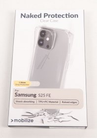 Mobilize Leather Bag Gsm - 81338 Mobilize Naked Protection Case Samsung Galaxy S25 Fe Transparent