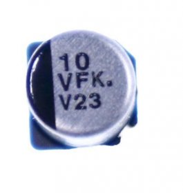 Panasonic 35v Smd-electrolytic 105 Degre - 10uf-35v Eeefk1v100r Smd Electrolytic Capacitor 105° 5 0x5 8mm