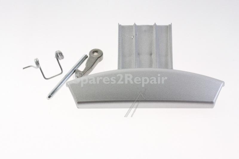Washing Machine And Tumble Dryer Door Handles - C00275100 482000031258 Door Handle Kit - Aluminium Hot-ari Rad [Whirlpool Indesit]