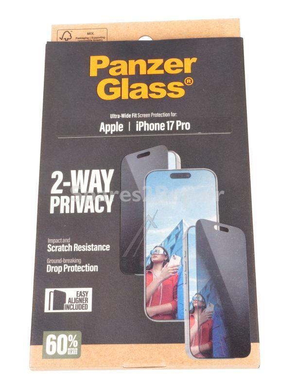 Panzerglass Display Protective Film - Pg25586 Panzerglass 2-way Privacy Screen Protector Iphone 17 Pro | Ultra-wide Fit W Easyaligner