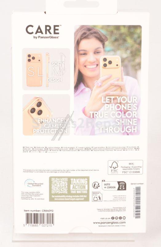 Panzerglass Leather Bag Gsm - Cr84092 Care By Panzerglass Fashionable Case Transparent X-ray Soft Basic Iphone 17 Pro
