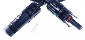 Cable/plugs/adapter - Pvk1-1 Photovoltaic (solar Module) Cable 6mm² With Connector (mc4 Plug-mc4 Socket) Black 1m