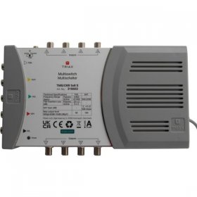 Triax Multi Switch - Tms-ckr 5x8 S 318602 Multiswitch With 5 Inputs And 8 Outputs