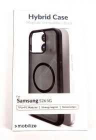 Mobilize Leather Bag Gsm - 81523 Mobilize Magsafe Compatible Hybrid Case Samsung Galaxy S26 5g Black