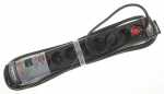 Brennenstuhl 8 Way Socket Outlet Switch - Premium-line Steckdosenleiste 8-fach Schwa Rz 3m H05vv-f 3g1,5