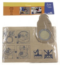 Nilfisk Vacuum Cleaner Bags - 61156 Paper Dust Bags X 5 Aero 400-440