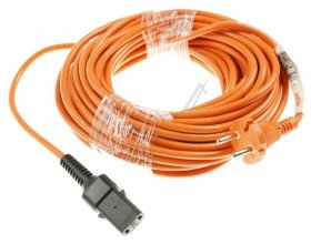 Sqoon Mains Power Lead - S0463 Detachable Cable 15m Alternative For Nilfisk