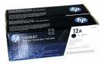 Hewlett Packard Toner Cartridge - 12ad Q2612ad Toner Cartridge Double Pack Black Each 2k