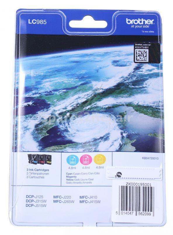 Brother Cartridge - Lc985rbwbpdr Ink Cartridge Multi