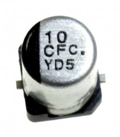 Panasonic 16v Smd electrolytic 105 Degre - 10uf-16v Eeefc1c100r Smd Pan Capacitor 105° 4x5 4mm