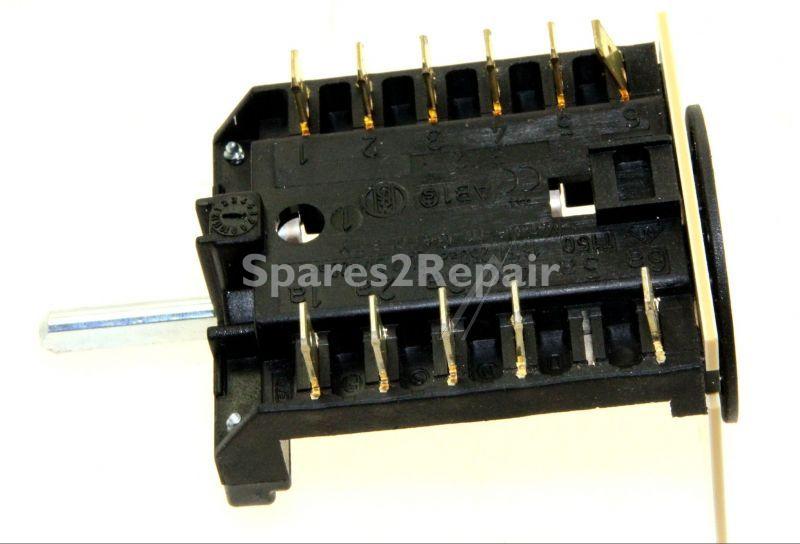 Multi Phase Selector Switch - C00136916 482000029337 Selector - Coder [Whirlpool Indesit]