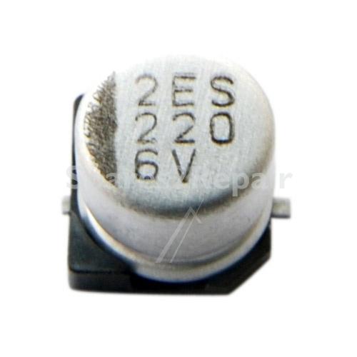 Panasonic 6,3v Smd-electrolytic 105 Degr - 220uf-6,3v Smd-elco Rad. 105° 6,3x5,8mm -rohs-compliant
