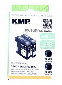 Kmp Cartridge - 1529 4021 B62dx Ink Cartridge Black 2-pack Each 11 8ml