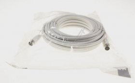 Fuba White 100hz Coaxial Cable - Fiw 999 Iec-anschlußkabel, 10m, Weiß
