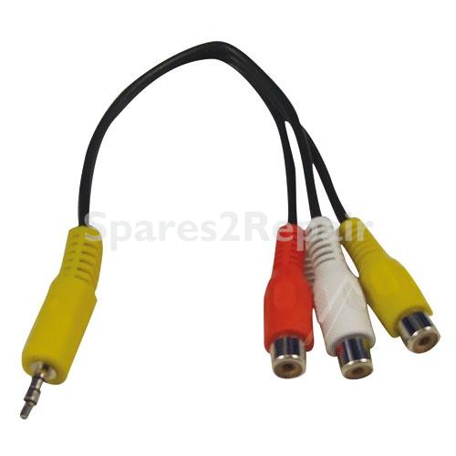 Vestel Phono Adapter Audio - 30069713 Cable Stereo To Rca 15cm R-y-w Pah