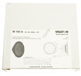 Visaton Woofer - W165a TieftÖner, 16,5 Cm, 2 Ohm