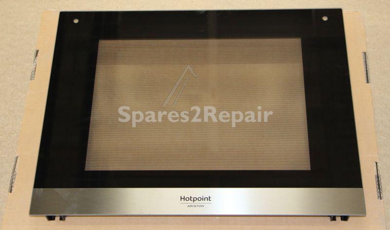 Drawer Front - C00098880 482000078620 Dishwarmer Door Inox 593x138 Lod [Whirlpool Indesit]