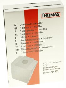 Thomas Vacuum Cleaner Bags - Set22 787 409 Staubbeutel-set 22