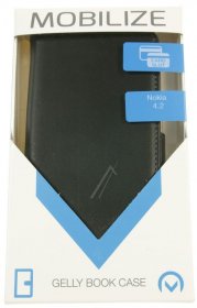 Mobilize Leather Bag Gsm - 24890 Mobilize Classic Gelly Wallet Book Case Nokia 4 2 Black