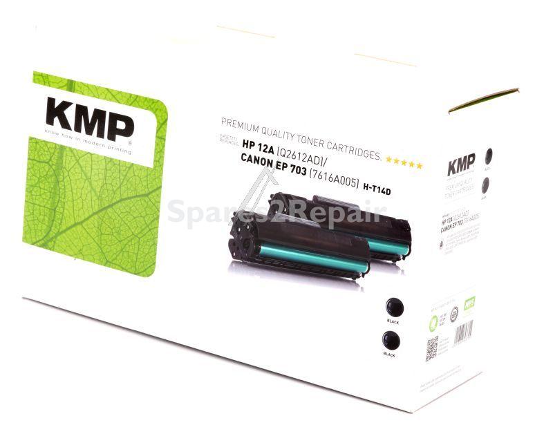 Kmp Toner Cartridge - 1114 0021 H-t114d Toner Cartridge Black Double Pack Each 2k