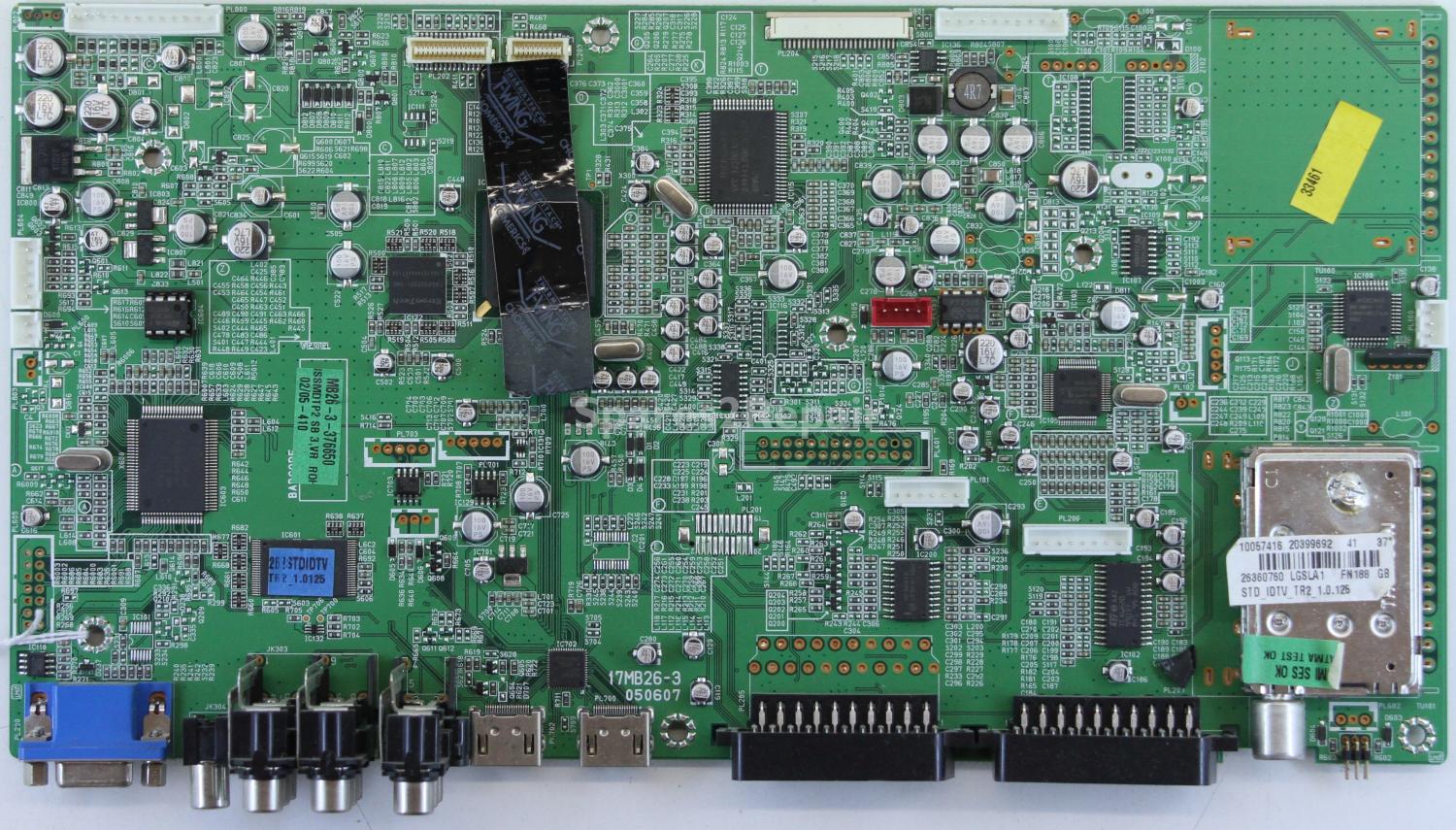 Acoustic Solutions LCD37761F1080P - Main AV - 17MB26-3 - 20399692 - 050607