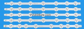 Barz LED Backlight Array Vestel 23283041 VES390UNDA-2D-N02 N03 VES395UNDC-2D-N01 N02 N03 39.5DLED 39DLED 4xA 1xB