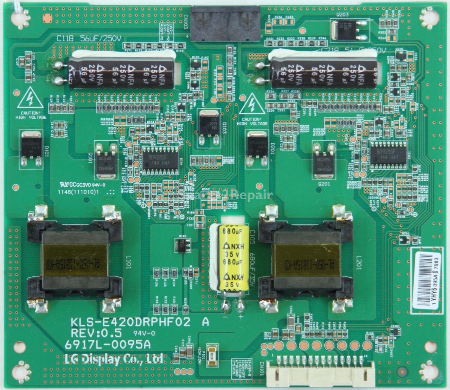 Finlux 42F7020-D - LED Driver Board - 6917L-0095A - REV:0.5 - KLS-E420DRPHF02 A